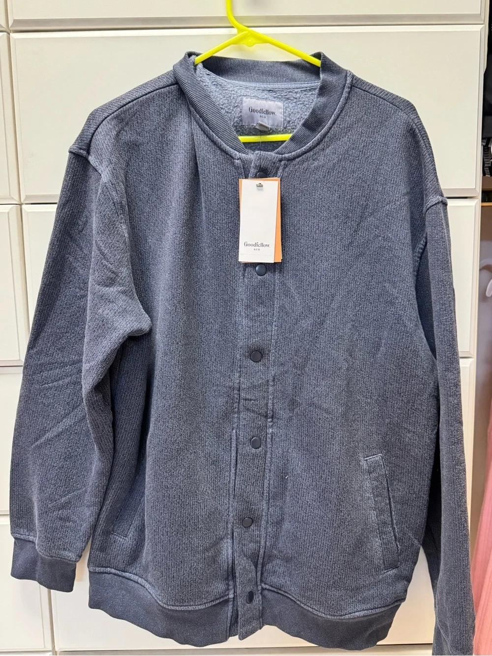 NWT Men’s Goodfellow & Co Men’s Snap-Front Jacket